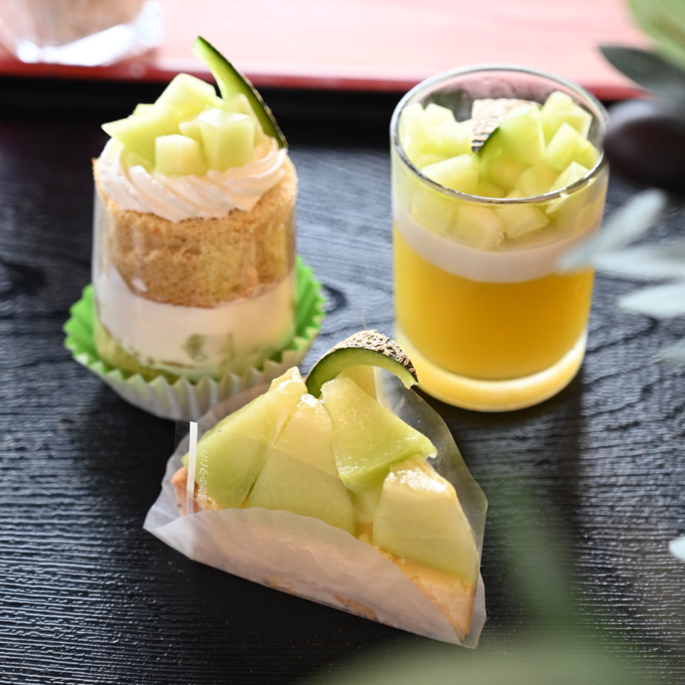 日本の四季と自然の恵みを味わう—和洋菓子心とアムスメロンの贅沢なコラボレーション