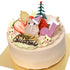 生チョコクリームのクリスマスケーキ。5号サイズ。