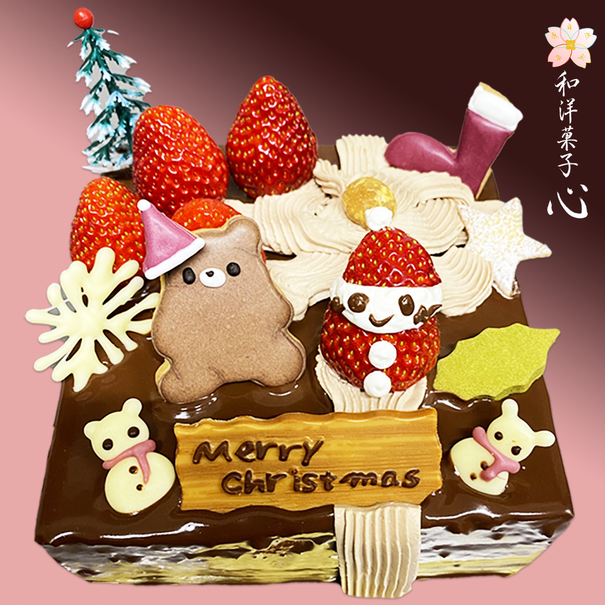 生チョコでコーティングしたオペラの商品写真。