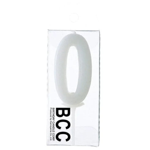 数字ろうそく「0」