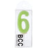 数字ろうそく「6」