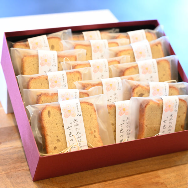 バターケーキの贈り物ギフト画像。真心(中くらいのギフト)