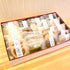 真心ギフト。焼菓子の箱入りギフトの中身を撮影。大きい方の焼菓子ギフト写真。
