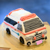 立体的な救急車のオーダーメイドケーキ
