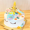 パステルカラーが可愛い!ユニコーンのオーダーメイドケーキ